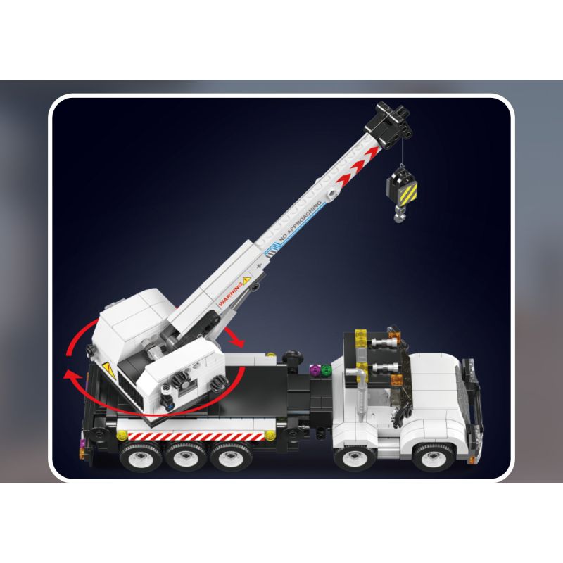 MouldKing 29092 Service Crane Truck Xếp hình lắp ráp ghép mô hình xe cẩu