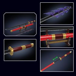 MouldKing 10259 Zoro's Katanas Xếp hình lắp ráp ghép mô hình Con dao của Sauron