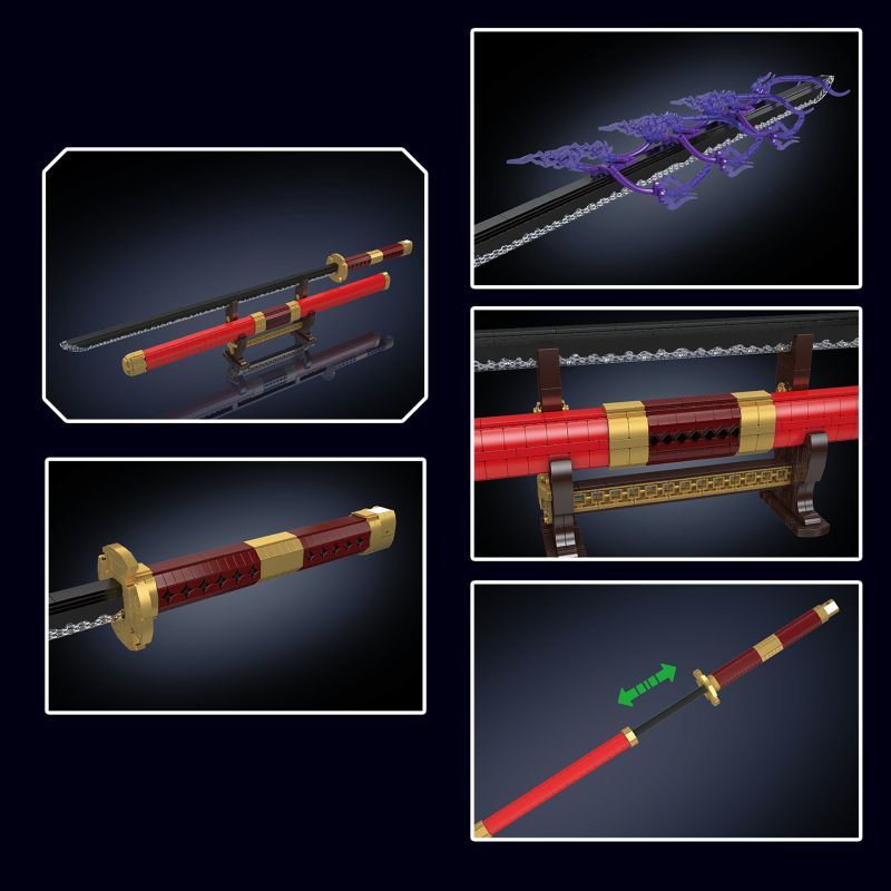 MouldKing 10259 Zoro's Katanas Xếp hình lắp ráp ghép mô hình Con dao của Sauron