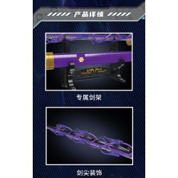 MouldKing 10260 Zoro's Katanas Xếp hình lắp ráp ghép mô hình Con dao của Sauron