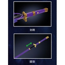 MouldKing 10260 Zoro's Katanas Xếp hình lắp ráp ghép mô hình Con dao của Sauron