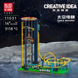 MouldKing 11031 Space Elevator Xếp hình lắp ráp ghép mô hình thang máy không gian