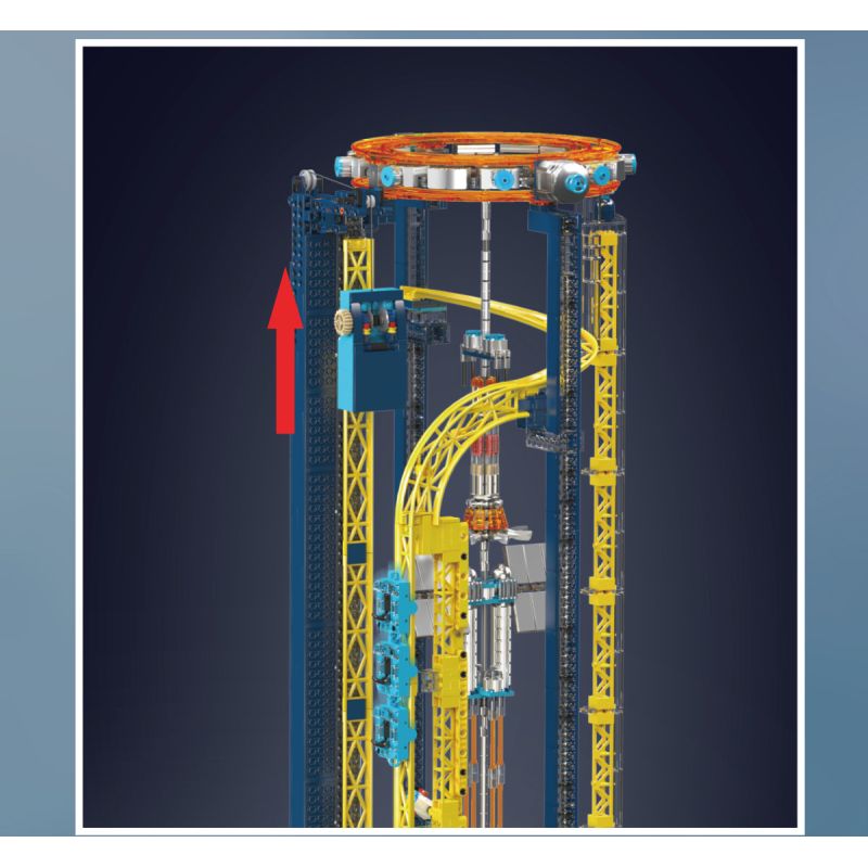 MouldKing 11031 Space Elevator Xếp hình lắp ráp ghép mô hình thang máy không gian