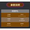 MouldKing 12046 Steampunk Train Xếp hình lắp ráp ghép mô hình tàu hơi nước