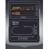 MouldKing 12046 Steampunk Train Xếp hình lắp ráp ghép mô hình tàu hơi nước