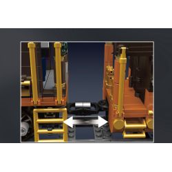 MouldKing 12046 Steampunk Train Xếp hình lắp ráp ghép mô hình tàu hơi nước