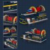 MouldKing 17094 Railcar Rotary Dumper Xếp hình lắp ráp ghép mô hình Máy xúc quay đường sắt