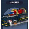 MouldKing 17094 Railcar Rotary Dumper Xếp hình lắp ráp ghép mô hình Máy xúc quay đường sắt