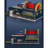MouldKing 17094 Railcar Rotary Dumper Xếp hình lắp ráp ghép mô hình Máy xúc quay đường sắt