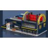 MouldKing 17094 Railcar Rotary Dumper Xếp hình lắp ráp ghép mô hình Máy xúc quay đường sắt