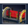 MouldKing 17094 Railcar Rotary Dumper Xếp hình lắp ráp ghép mô hình Máy xúc quay đường sắt