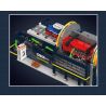 MouldKing 17094 Railcar Rotary Dumper Xếp hình lắp ráp ghép mô hình Máy xúc quay đường sắt
