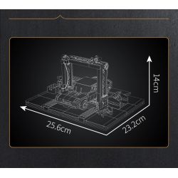 MouldKing 24086 Repair Garage & Challenger Muscle Car Xếp hình lắp ráp ghép mô hình Cửa hàng bảo trì & Xe cơ bắp Challenger
