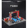 MouldKing 24086 Repair Garage & Challenger Muscle Car Xếp hình lắp ráp ghép mô hình Cửa hàng bảo trì & Xe cơ bắp Challenger