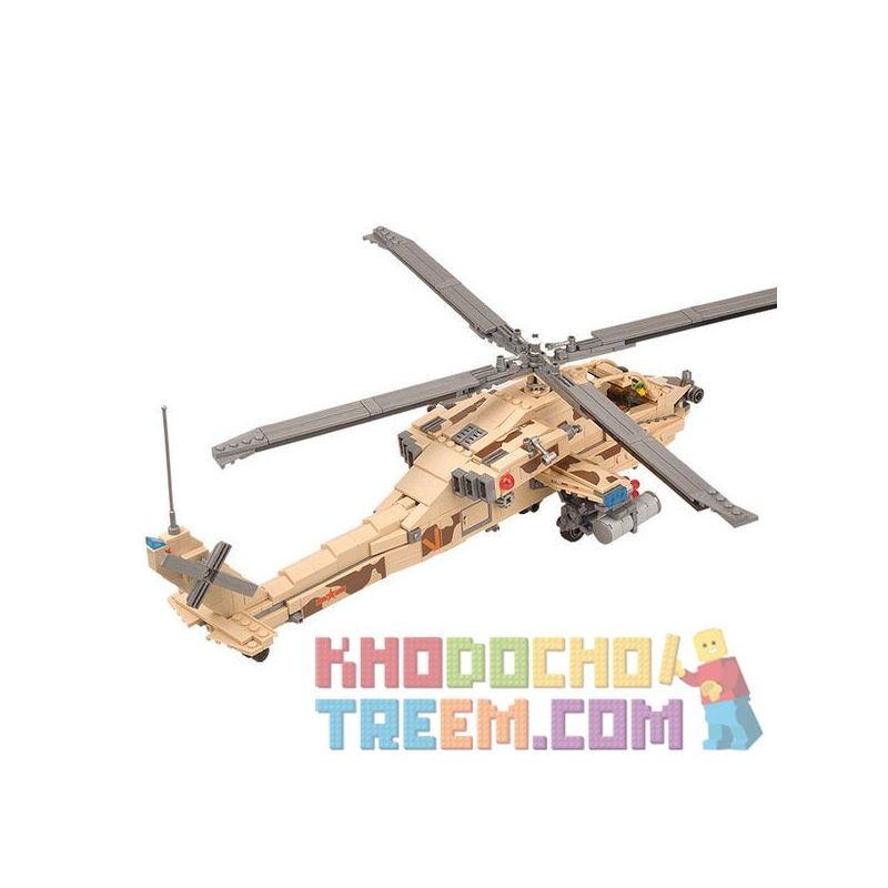 Kazi KY84020 84020 non  TRỰC THĂNG CHIẾN ĐẤU bộ đồ chơi xếp lắp ráp ghép mô hình Field Army FIELD ARMY AH-64 Chiến Trường 658 khối Kazi KY84020 84020 non  TRỰC THĂNG CHIẾN ĐẤU bộ đồ chơi xếp lắp ráp ghép mô hình Field Army FIELD ARMY AH-64 Chiến Trường 658 khối