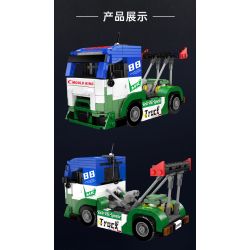 MouldKing 24095 Racing Truck Xếp hình lắp ráp ghép mô hình Thế giới thu nhỏ: Xe tải đua