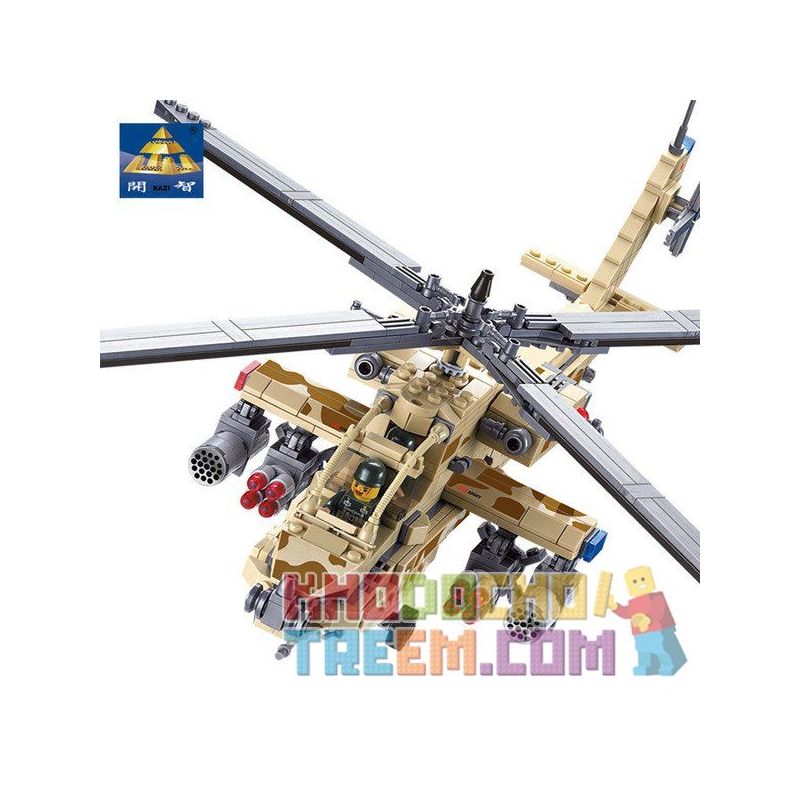 Kazi KY84020 84020 non  TRỰC THĂNG CHIẾN ĐẤU bộ đồ chơi xếp lắp ráp ghép mô hình Field Army FIELD ARMY AH-64 Chiến Trường 658 khối Kazi KY84020 84020 non  TRỰC THĂNG CHIẾN ĐẤU bộ đồ chơi xếp lắp ráp ghép mô hình Field Army FIELD ARMY AH-64 Chiến Trường 658 khối