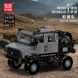 MouldKing 24102 Rescue Vehicle Xếp hình lắp ráp ghép mô hình Mini World: Xe cứu hộ