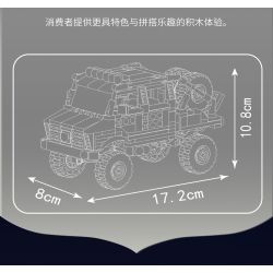 MouldKing 24102 Rescue Vehicle Xếp hình lắp ráp ghép mô hình Mini World: Xe cứu hộ