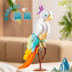 Pleyerid M38-P8095 Parrot Xếp hình lắp ráp ghép mô hình Con vẹt