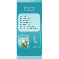 Pleyerid M38-P8095 Parrot Xếp hình lắp ráp ghép mô hình Con vẹt