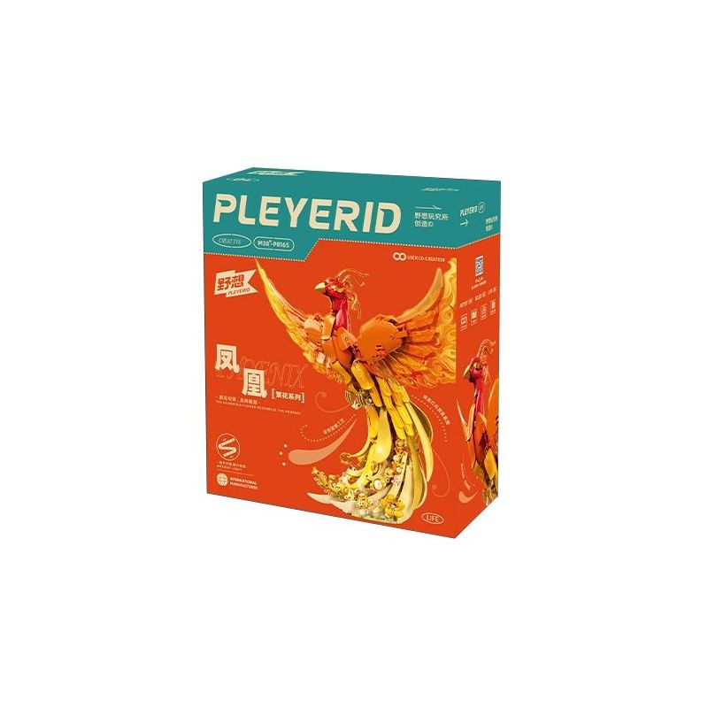Pleyerid M38-P8165 Xếp hình lắp ráp ghép mô hình Hoa phượng nở