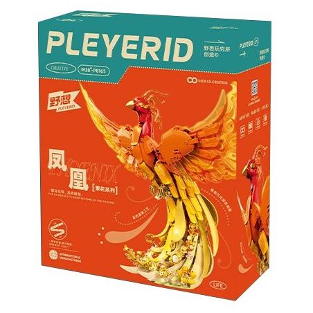 Pleyerid M38-P8165 Xếp hình lắp ráp ghép mô hình Hoa phượng nở