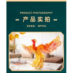 Pleyerid M38-P8165 Xếp hình lắp ráp ghép mô hình Hoa phượng nở