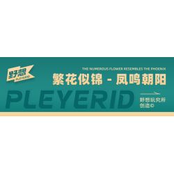 Pleyerid M38-P8165 Xếp hình lắp ráp ghép mô hình Hoa phượng nở
