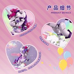 Pleyerid M38-P8089 Dream Unicorn Xếp hình lắp ráp ghép mô hình kỳ lân tưởng tượng