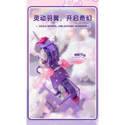 Pleyerid M38-P8089 Dream Unicorn Xếp hình lắp ráp ghép mô hình kỳ lân tưởng tượng