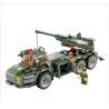 Kazi KY84004 84004 non  QUÂN DÃ CHIẾN SÚNG CỐI THẦN TỐC bộ đồ chơi xếp lắp ráp ghép mô hình Field Army FIELD ARMY SPEEDPORCED HOWITZER Chiến Trường 331 khối
