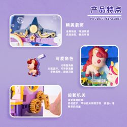 Pleyerid M38-P8090 Xếp hình lắp ráp ghép mô hình Nhà hát sân khấu Fantasy Unicorn