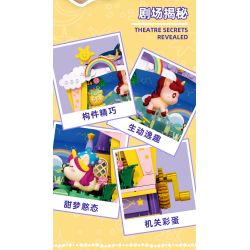 Pleyerid M38-P8090 Xếp hình lắp ráp ghép mô hình Nhà hát sân khấu Fantasy Unicorn