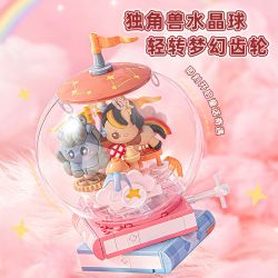 Pleyerid M38-P8088 Xếp hình lắp ráp ghép mô hình Quả cầu pha lê kỳ lân tưởng tượng