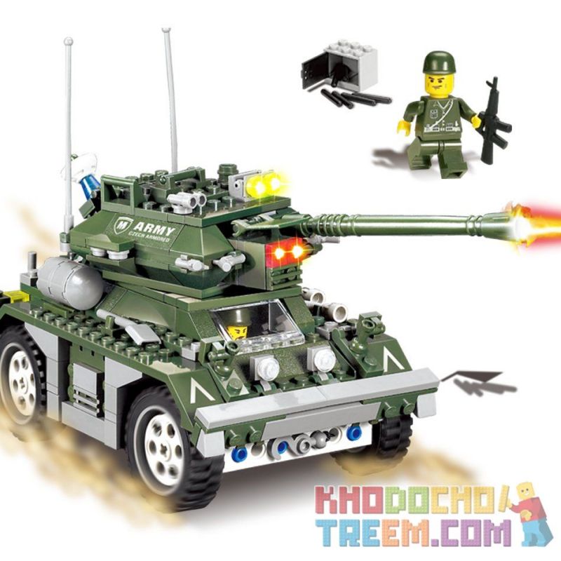Kazi KY84003 84003 non  XE BỌC THÉP CỦA SÉC bộ đồ chơi xếp lắp ráp ghép mô hình Field Army FIELD ARMY CZECH ARMORED Chiến Trường 351 khối Kazi KY84003 84003 non  XE BỌC THÉP CỦA SÉC bộ đồ chơi xếp lắp ráp ghép mô hình Field Army FIELD ARMY CZECH ARMORED Chiến Trường 351 khối