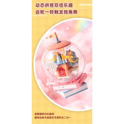 Pleyerid M38-P8088 Xếp hình lắp ráp ghép mô hình Quả cầu pha lê kỳ lân tưởng tượng