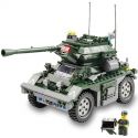 Kazi KY84003 84003 non Lego XE BỌC THÉP CỦA SÉC bộ đồ chơi xếp lắp ráp ghép mô hình Field Army FIELD ARMY CZECH ARMORED Chiến Trường 351 khối