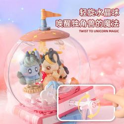 Pleyerid M38-P8088 Xếp hình lắp ráp ghép mô hình Quả cầu pha lê kỳ lân tưởng tượng