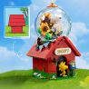 Pantasy 86918 Peanuts Snoopy Xếp hình lắp ráp ghép mô hình ngôi nhà màu đỏ snoopy