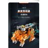 IM.Master QIHUI 6861 Xếp hình lắp ráp ghép mô hình Bậc thầy về máy móc: Máy chiến đấu thủy lực Blue Bullmon