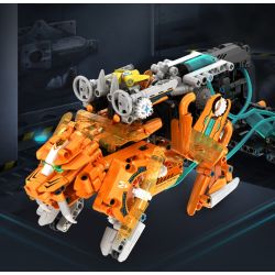 IM.Master QIHUI 6861 Xếp hình lắp ráp ghép mô hình Bậc thầy về máy móc: Máy chiến đấu thủy lực Blue Bullmon