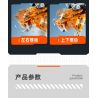IM.Master QIHUI 6861 Xếp hình lắp ráp ghép mô hình Bậc thầy về máy móc: Máy chiến đấu thủy lực Blue Bullmon