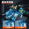 IM.Master QIHUI 6861 Xếp hình lắp ráp ghép mô hình Bậc thầy về máy móc: Máy chiến đấu thủy lực Blue Bullmon