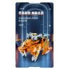 IM.Master QIHUI 6861 Xếp hình lắp ráp ghép mô hình Bậc thầy về máy móc: Máy chiến đấu thủy lực Blue Bullmon