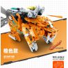 IM.Master QIHUI 6861 Xếp hình lắp ráp ghép mô hình Bậc thầy về máy móc: Máy chiến đấu thủy lực Blue Bullmon