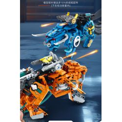 IM.Master QIHUI 6862 Xếp hình lắp ráp ghép mô hình Bậc thầy về máy móc: Máy chiến đấu thủy lực Sabretooth Tiger