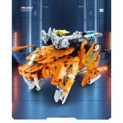 IM.Master QIHUI 6862 Xếp hình lắp ráp ghép mô hình Bậc thầy về máy móc: Máy chiến đấu thủy lực Sabretooth Tiger