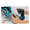 IM.Master QIHUI 6862 Xếp hình lắp ráp ghép mô hình Bậc thầy về máy móc: Máy chiến đấu thủy lực Sabretooth Tiger
