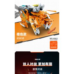 IM.Master QIHUI 6862 Xếp hình lắp ráp ghép mô hình Bậc thầy về máy móc: Máy chiến đấu thủy lực Sabretooth Tiger